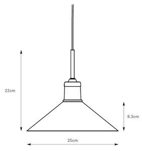 Markslöjd 108868 - Luster na lanku VELA 1xE27/40W/230V mosadz/zelená