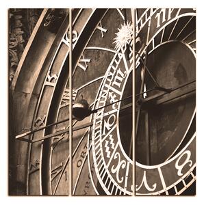 Obraz na plátne - Pražský orloj - štvorec 3113FB (75x75 cm)