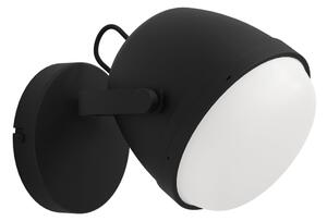 Eglo 390081 - Nástenné svietidlo UPANEMA 1xE27/28W/230V čierna