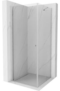 Mexen Pretoria sprchová kabína, kyvné dvere 70 x 70 cm, transparentnéné, chrómová - 852-070-070-01-00