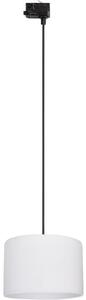 Luster na lanku 3-fáz. lišto. systému TRACER 1xE27/15W/230V pr. 30 cm čierna/biela
