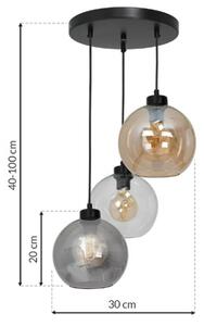 Luster na lanku SOFIA 3xE27/60W/230V mix