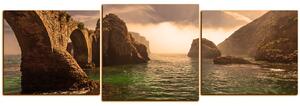 Obraz na plátne - Pevnosť v Berlenga island - panoráma 5119FD (150x50 cm)