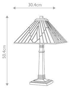 Elstead TF-ALDERLEY-TL-L - Stolová lampa Tiffany ALDERLEY 1xE27/60W/230V