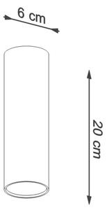 Sollux SL.0997 - Bodové svietidlo LAGOS 1xGU10/10W/230V 20 cm biela