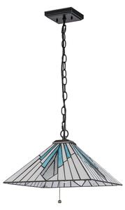 Elstead TF-ALDERLEY-P - Luster na reťazi Tiffany ALDERLEY 1xE27/60W/230V