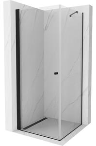 Mexen Pretoria sprchová kabína, kyvné dvere 100 x 100 cm, Transparentné, Čierna - 852-100-100-70-00