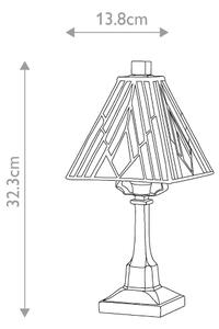 Elstead TF-ALDERLEY-TL-S - Stolová lampa Tiffany ALDERLEY 1xE14/40W/230V 32,3 cm