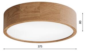 Kúpeľňové stropné svietidlo CLEO 3xE27/24W/230V IP54 pr. 37,5 cm dub