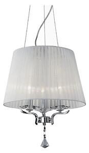 Ideal Lux - Luster na lanku PEGASO 3xE14/28W/230V pr. 40 cm lesklý chróm