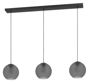 Eglo 390214 - Luster na lanku ARANGONA 3xE27/40W/230V dymová