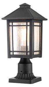Quoizel QZ-CEDAR-POINT3-M-BK - Vonkajšia lampa CEDAR POINT 1xE27/60W/230V IP44