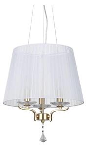Ideal Lux - Luster na lanku PEGASO 3xE14/28W/230V pr. 40 cm zlatá