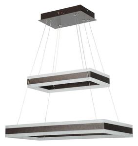 LED Stmievateľný luster na lanku LED/113W/230V 3000K hnedá