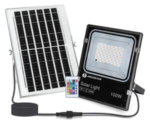 Aigostar - LED RGB Stmievateľný solárny reflektor LED/100W/3,2V IP66 + DO