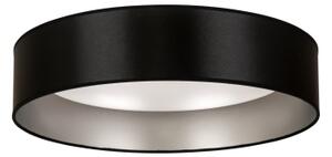 Duolla - LED Stropné svietidlo ROLLER LED/24W/230V pr. 45 cm čierna/strieborná
