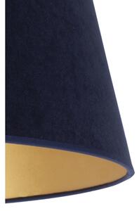 Duolla - Tienidlo k stolnej lampe CONE M E27 pr. 28 cm modrá