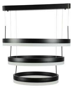 LED Stmievateľný luster na lanku LED/86W/230V 3000K čierna