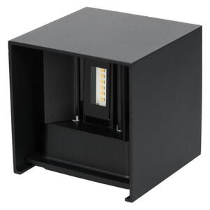 LED Vonkajšie nástenné svietidlo QUERK 2xLED/3W/230V 3000K IP54 čierna