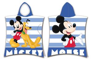 Jerry Fabrics Detské pončo 50x115 cm - Mickey "Stripe"
