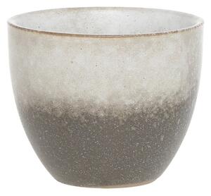 Béžovo-sivý rustikálny hrnček Valence Dusty Stone - Ø 8,5*7 cm / 185ml - Chic Antique