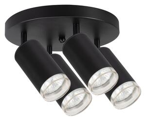 Brilagi - Kúpeľňové bodové svietidlo SELE AQUA 4xGU10/30W/230V IP44 čierna