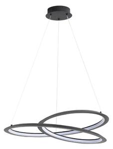 LED Luster na lanku TANGO LED/44W/230V 4000K pr. 60 cm čierna