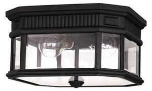 Feiss FE-COTSLN-F-BK-Vonkajšie stropné svietidlo COTSWOLD LANE 2xE27/60W/230V IP44
