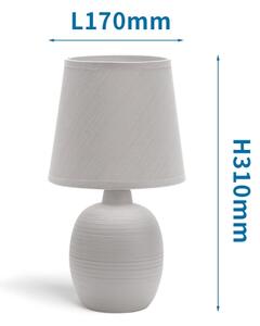 Aigostar - Stolná lampa 1xE14/40W/230V šedá