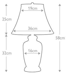 Elstead GOLD-THISTLE-TL - Stolná lampa GOLDTHISTLE 1xE27/60W/230V