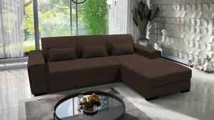 ROHOVÁ SEDAČKA, textil, hnedá MID.YOU - Sedačky, Online Only
