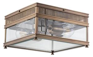 Elstead HOLBORN-F-DB - Vonkajšie stropné svietidlo HOLBORN 2xE27/60W/230V IP44