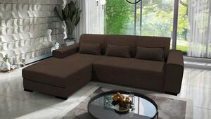 ROHOVÁ SEDAČKA, textil, hnedá MID.YOU - Sedačky, Online Only