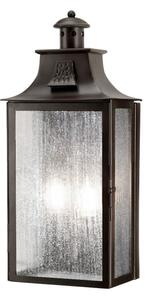Elstead KENDAL - Vonkajšie nástenné svietidlo KENDAL 2xE14/60W/230V IP44