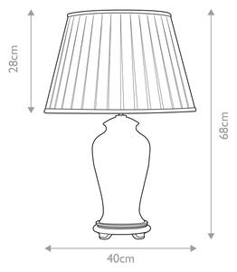 Elstead DL-SASHI-TL - Stolná lampa SASHI 1xE27/60W/230V