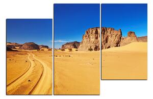 Obraz na plátne - Cesta v púšti 1129D (150x100 cm)