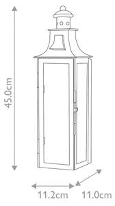 Elstead STOW - Vonkajšie nástenné svietidlo STOW 1xE14/60W/230V IP44