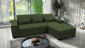 ROHOVÁ SEDAČKA, textil, zelená MID.YOU - Sedačky, Online Only