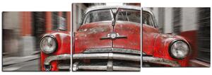 Obraz na plátne - Klasické americké auto - panoráma 5123FD (150x50 cm)