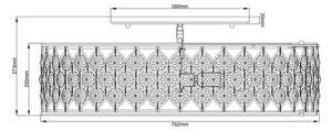 Feiss FE-LUCIA-6SF-L - Stropné svietidlo LUCIA 6xE27/60W/230V