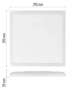 LED Stropné svietidlo FLORI LED/18W/230V 4000K biela 29x29 cm