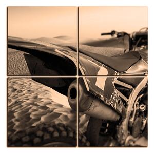 Obraz na plátne - Moto freestyle - štvorec 3124FD (60x60 cm)
