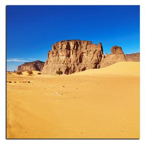 Obraz na plátne - Cesta v púšti - štvorec 3129A (50x50 cm)