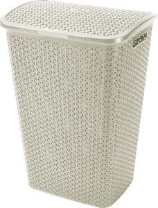 Curver Kôš na špinavú bielizeň MY STYLE 55l krémovo biela