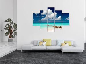 Obraz - Tropická pláž (150x105 cm)