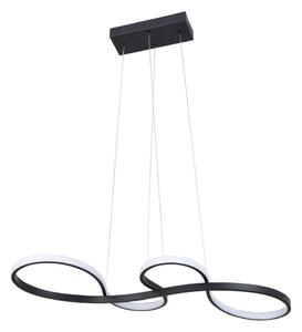 LED Luster na lanku SALSA LED/38W/230V 4000K čierna