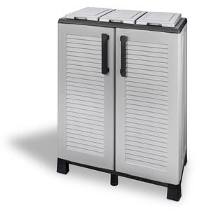 ARTPLAST Skriňa na triedený odpad Linea Family 2dv/3víka