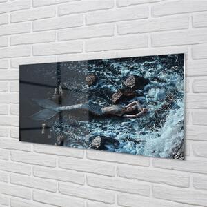 Nástenný panel  morská siréna 100x50 cm
