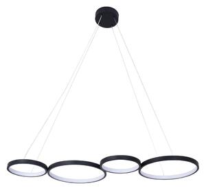 LED Luster na lanku FLAMENCO LED/42W/230V 4000K čierna