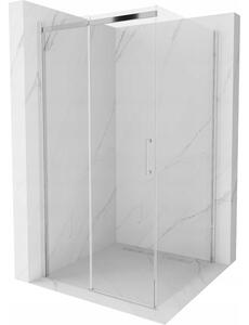 Mexen Omega sprchová kabína, posuvné dvere 100 x 100 cm, transparentnéné, chrómová - 825-100-100-01-00